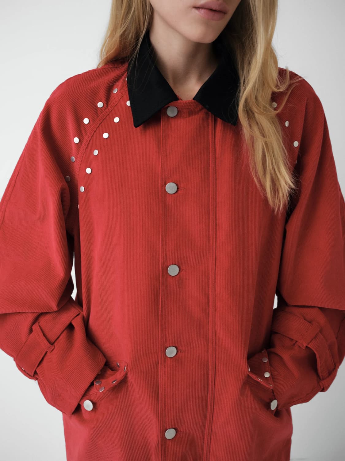 (M) 기마구아스 호아킨 코듀로이 코트/ 레드 상품이미지3