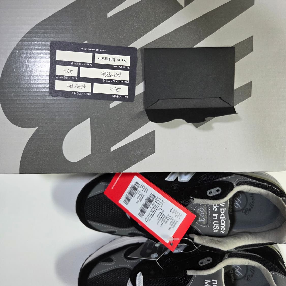 뉴발란스 / 993 블랙 그레이 / 275 상품이미지9