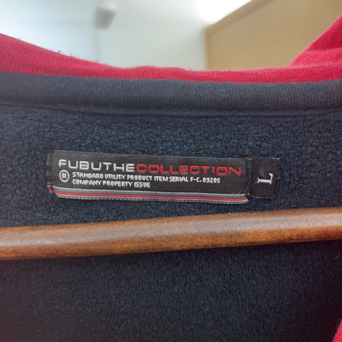 푸부 FUBU 희귀 레트로 펑크 빅로고 기모 후드집업 L C08894 상품이미지5