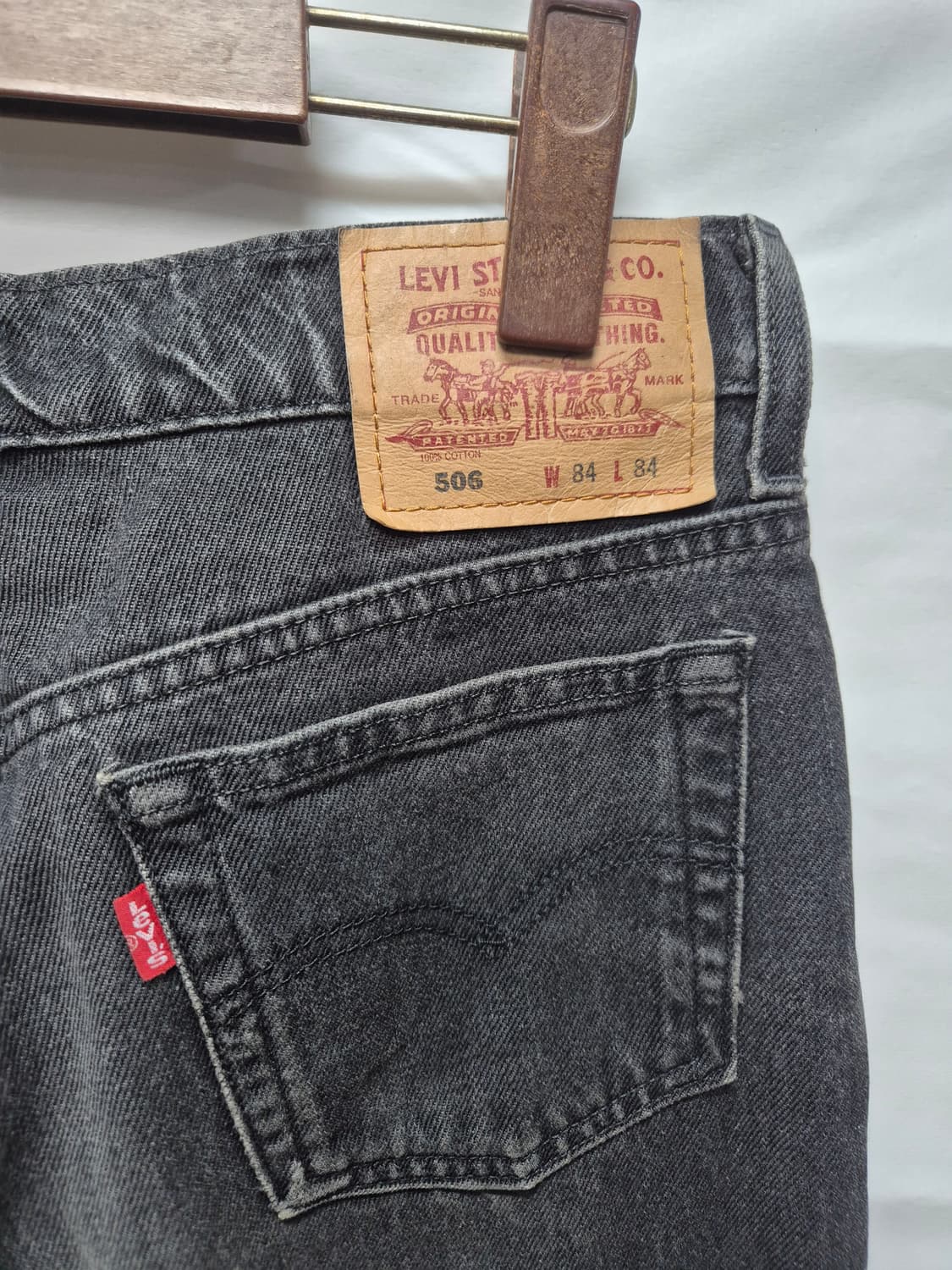 리바이스 506흑청바지 상품이미지4