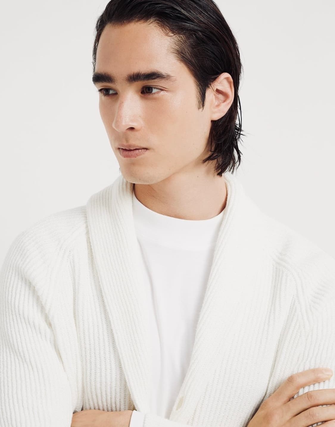 (새상품,강추👍)브루넬로쿠치넬리 화이트 골드 스웨터 가디건 상품이미지10