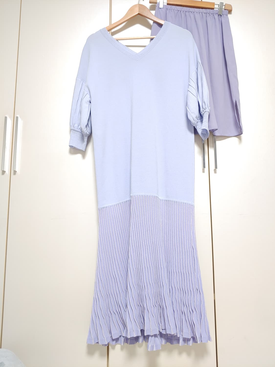 한섬 오즈세컨 435000원 플리츠블록 드레스  상품이미지7