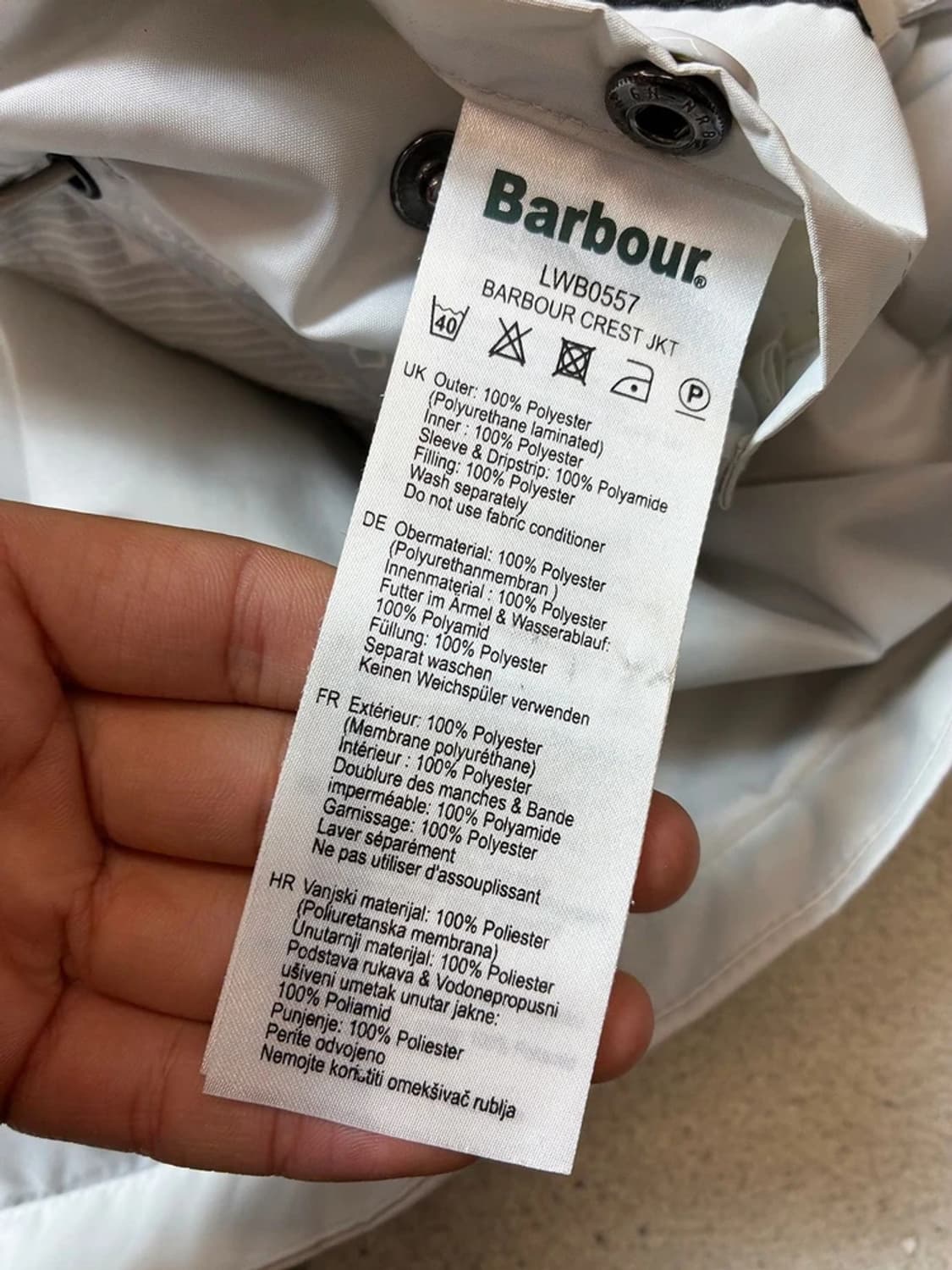바버 Barbour 우먼스 워터프루프 레인 자켓 PN7994 상품이미지8