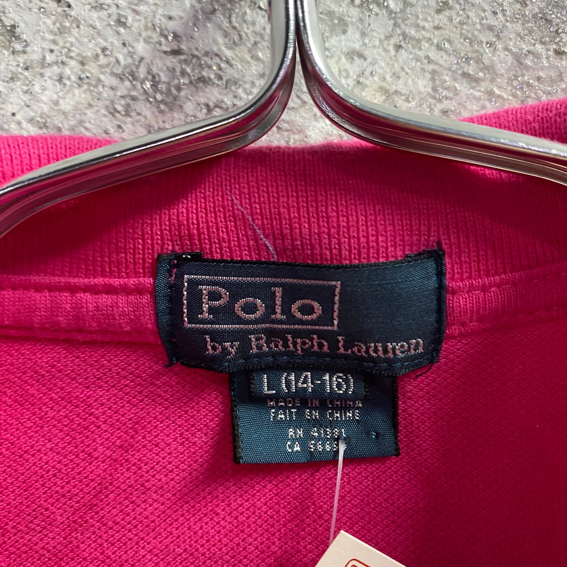 폴로랄프로렌 빅포니 핫핑크 넘버3 카라넥티 반팔 티셔츠 B4612  상품이미지6