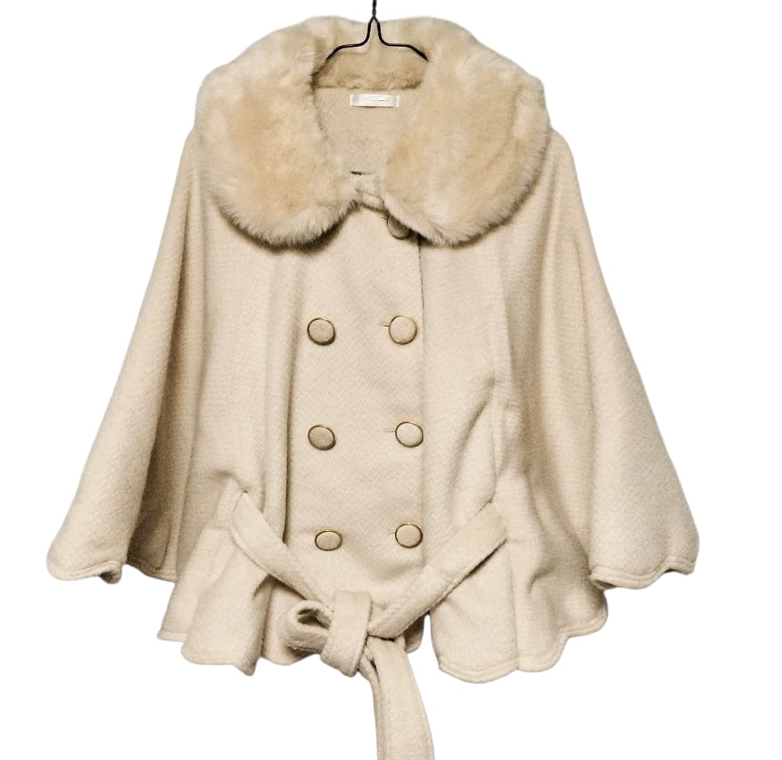 빈티지 케이프 망토 판쵸 라떼히메로맨틱갸루 핀터깔 캐캐체 로걀탑 로리타 상품이미지1