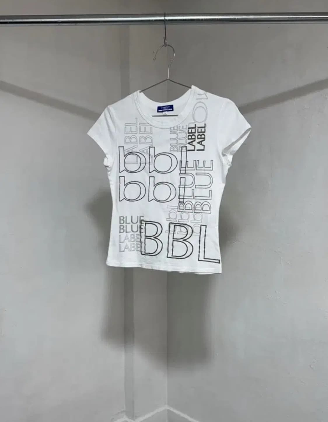 빈티지 버버리 블루라벨 반팔티셔츠 y2k 상품이미지1