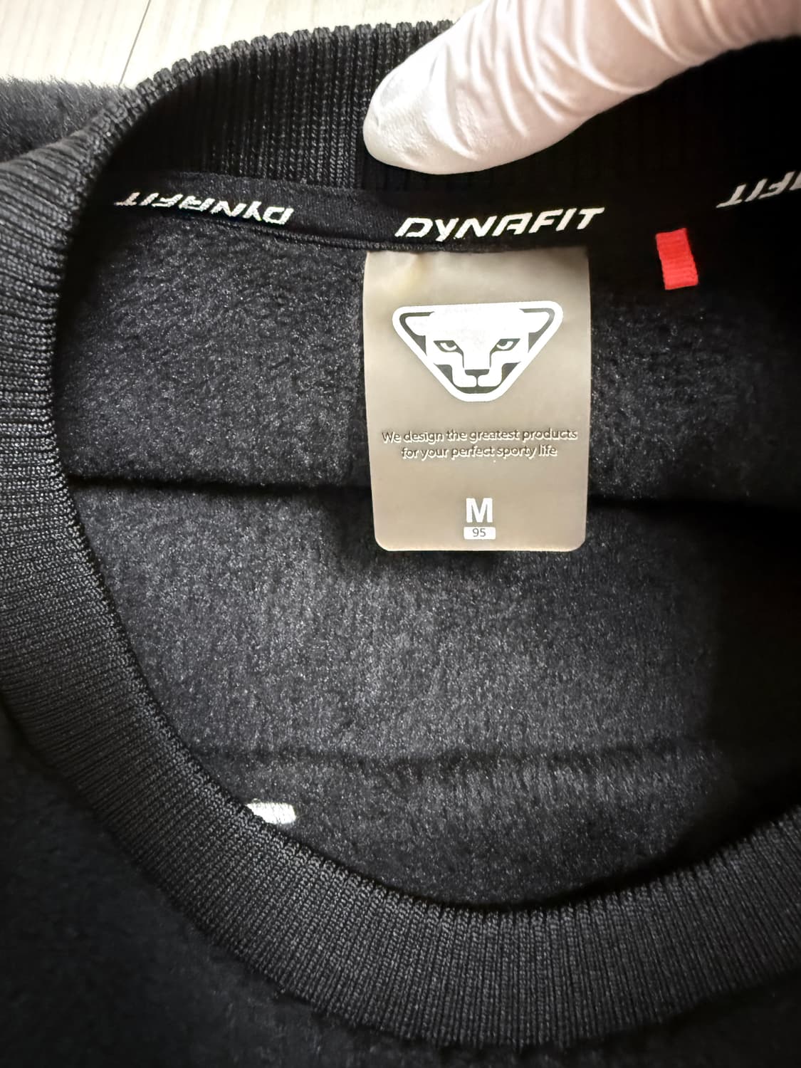 다이나핏 기능성 플리스 맨투맨 블랙 95 데일리 상품이미지7