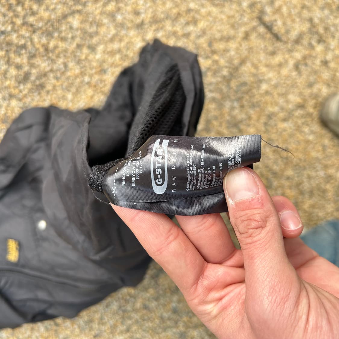 G-Star RAW 블랙 바람막이 자켓 상품이미지8