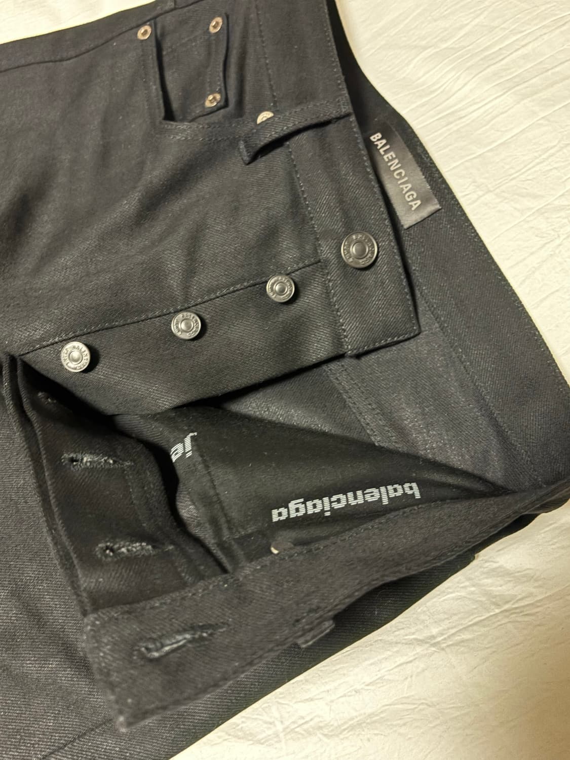 발렌시아가 겨울 25 스트레이트 핏 데님 상품이미지4