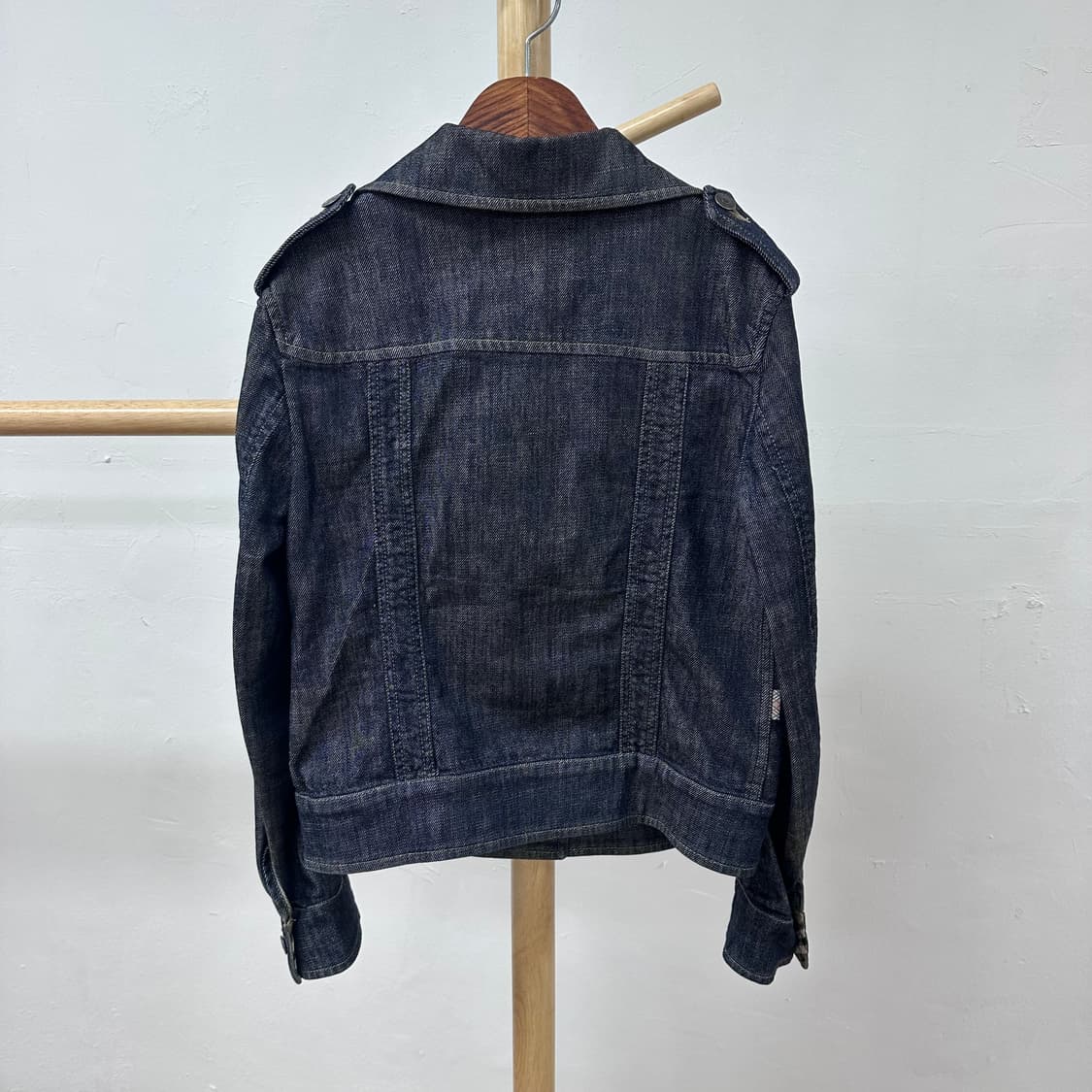 버버리 BURBERRY 여성 스판 데님 숏자켓 S사이즈 상품이미지6