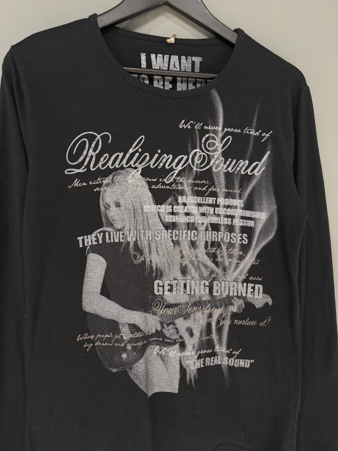 Rockstar girl printing long sleeve 상품이미지6