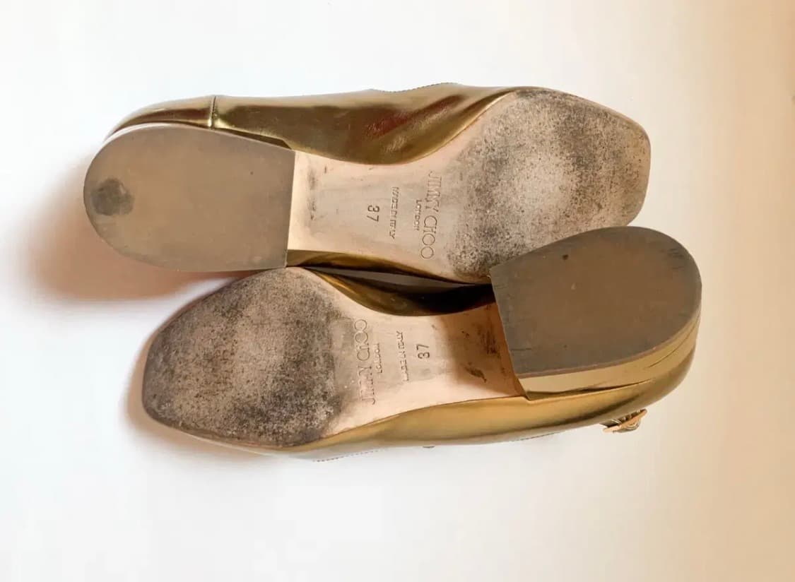 [EU37] 지미추 WILBUR 메탈릭 골드 메리제인 슈즈 상품이미지8