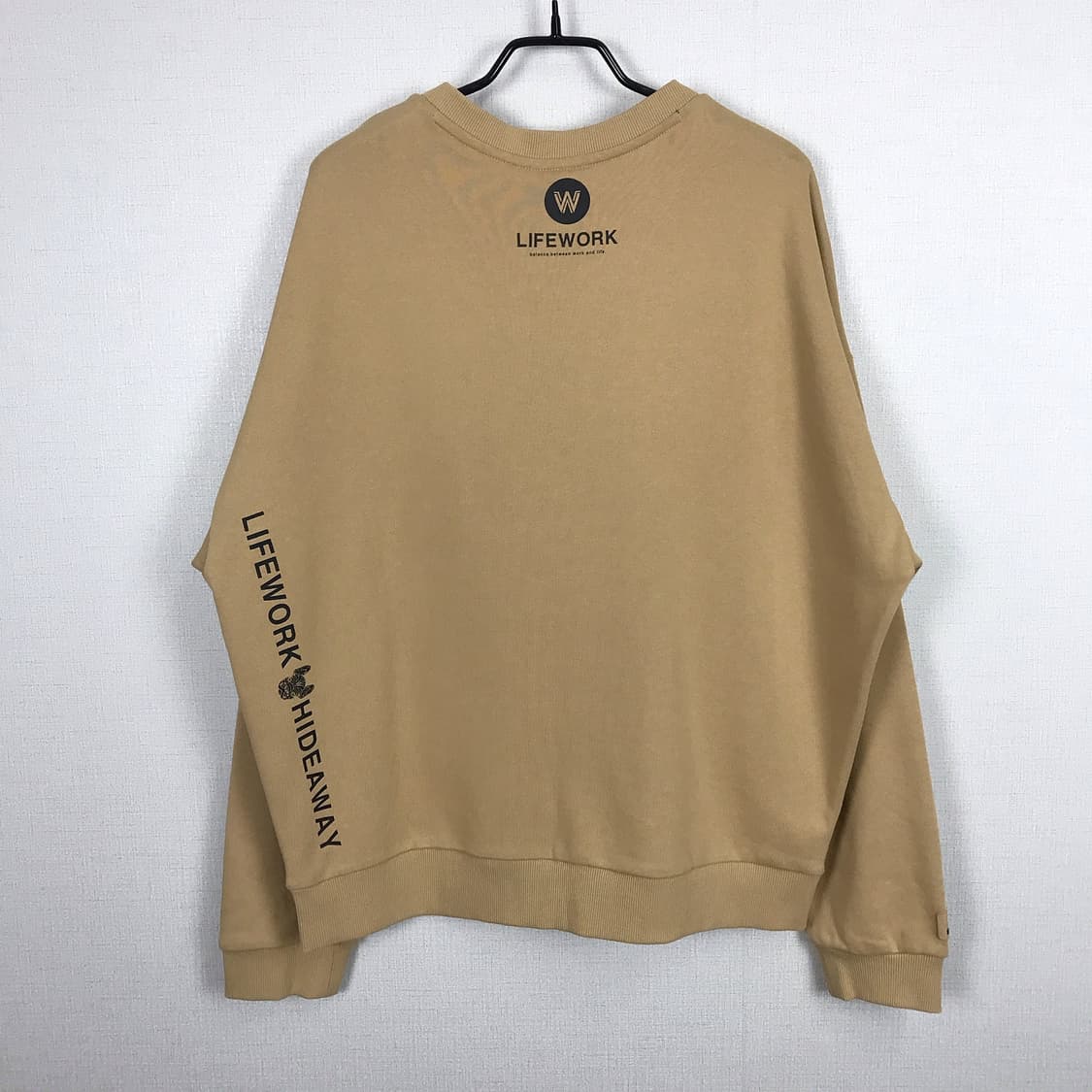 라이프워크 오버핏 여성 맨투맨 티셔츠 상품이미지6