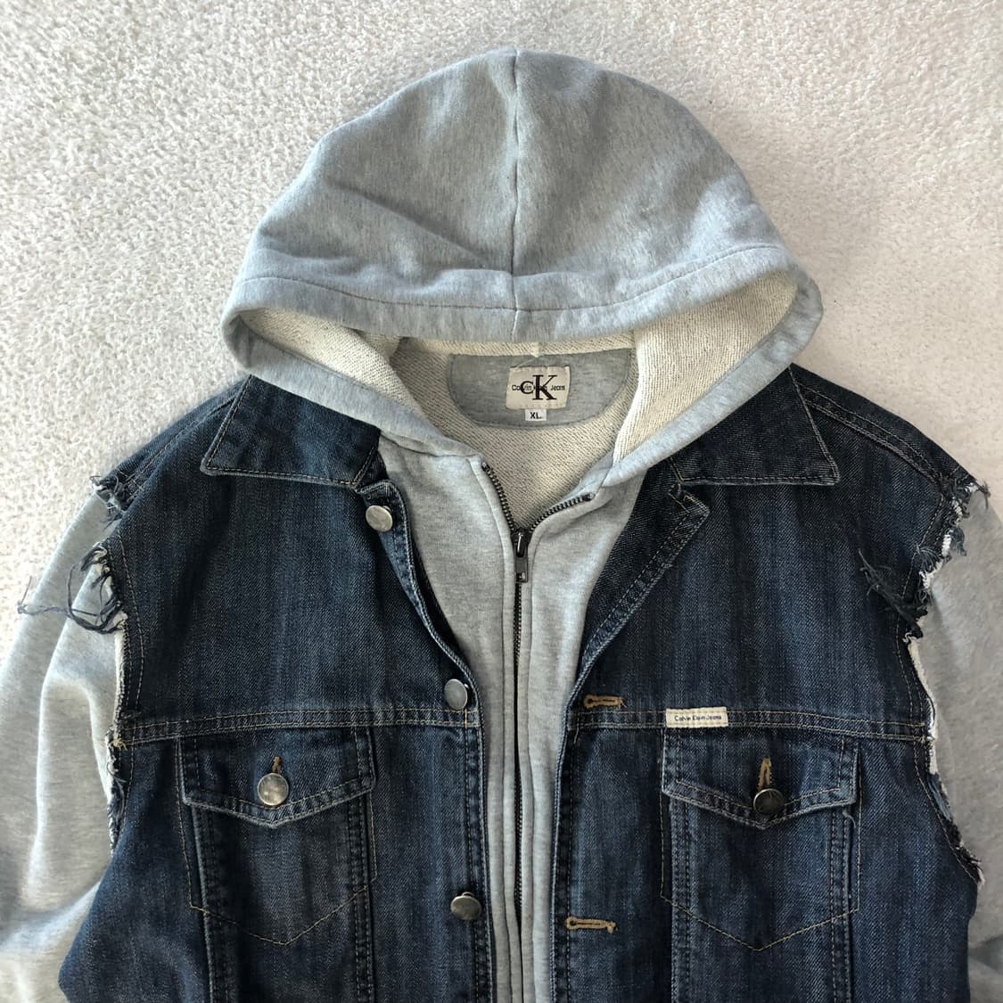 캘빈클라인 데님 후드집업 상품이미지4
