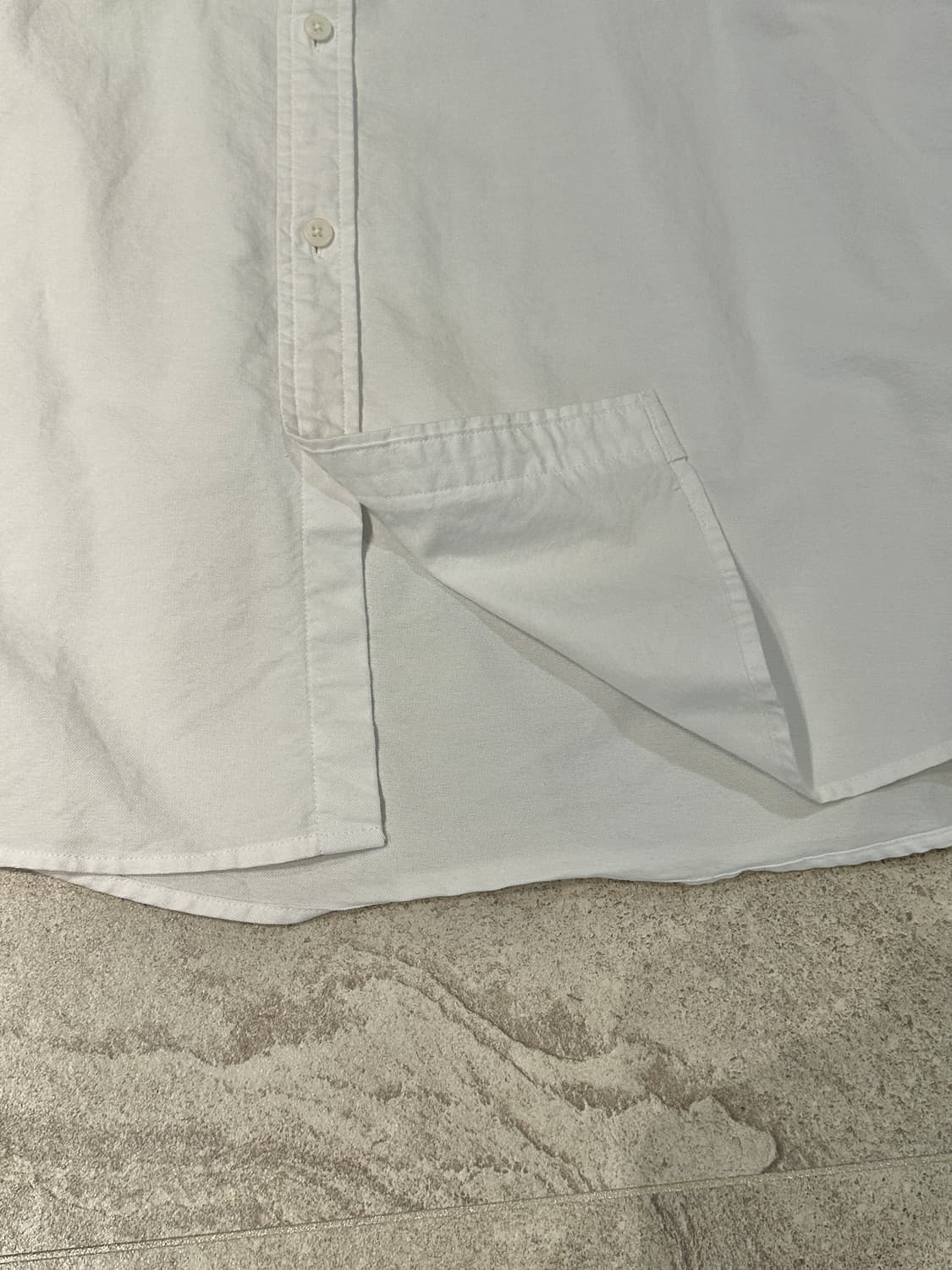 무신사스탠다드 릴렉스 핏 옥스포드 셔츠 화이트 XL 상품이미지5