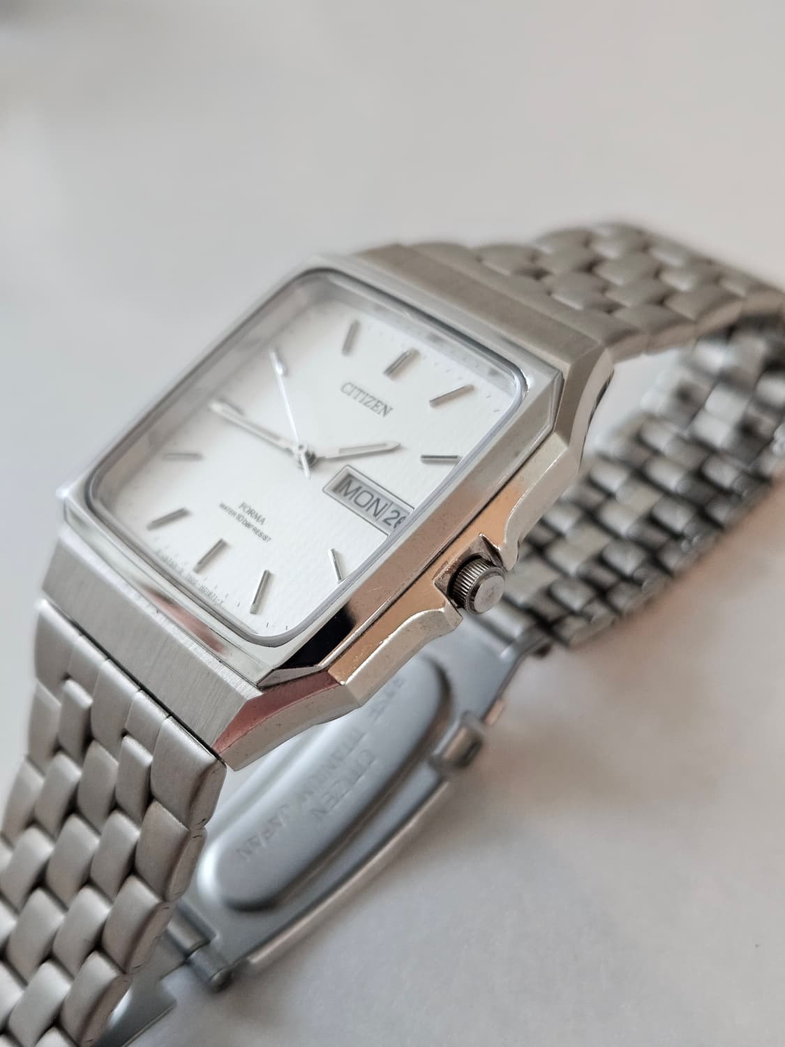 [티타늄/풀메탈] 시티즌 FORMA 스퀘어 쿼츠 (데일리 드레스워치) 상품이미지4