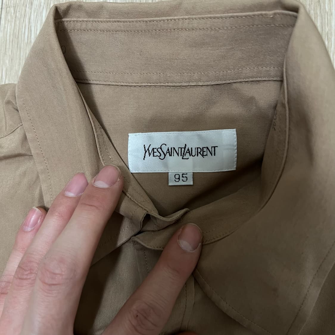 입생로랑 YSL 로고 셔츠 M/95  상품이미지5