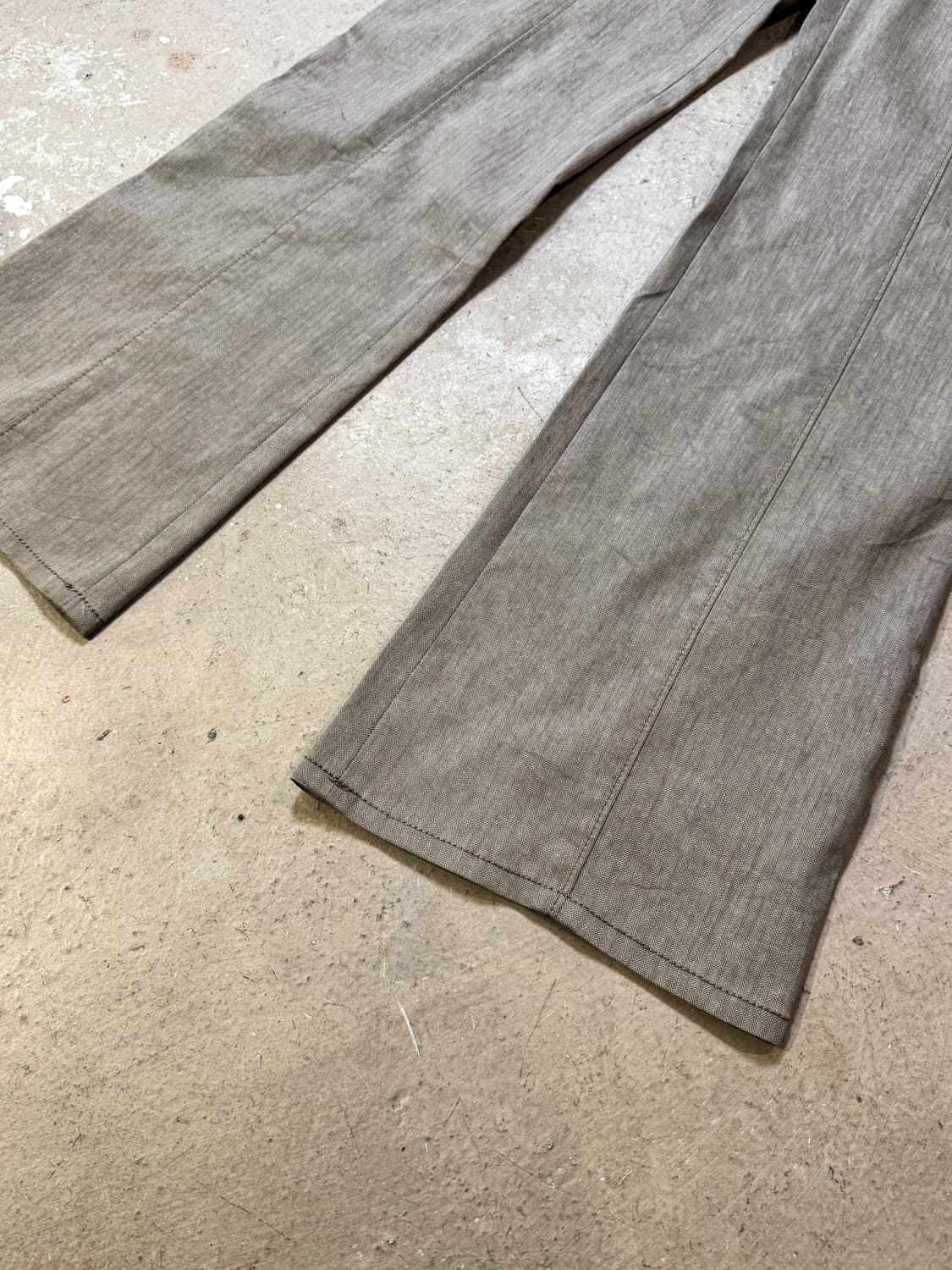 Beige flare pants   상품이미지5