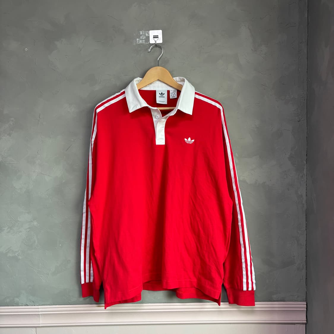 아디다스 파이어버드 럭비티 롱슬리브 레드 상품이미지1