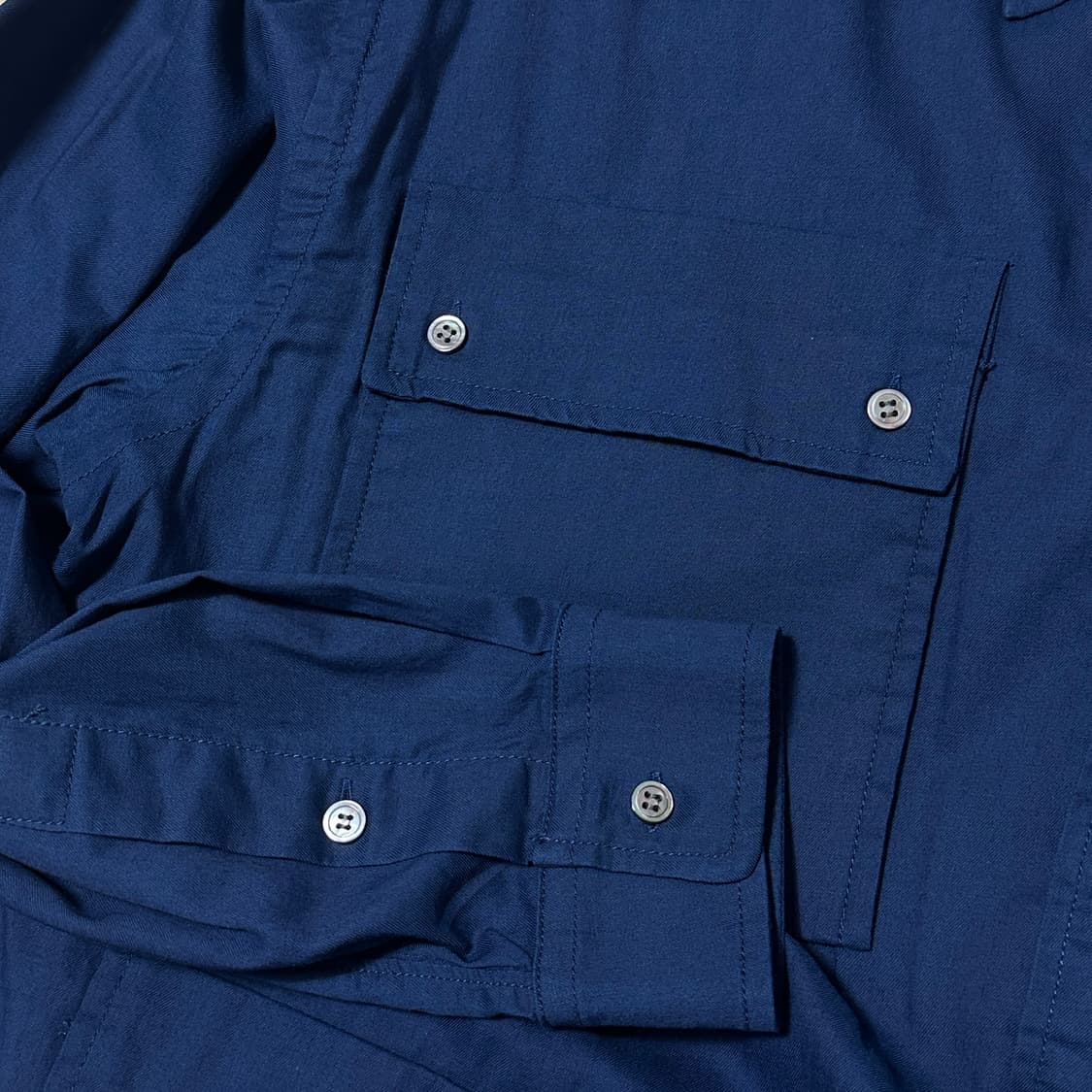 3(L) 다레니모 포켓 셔츠 네이비 상품이미지4