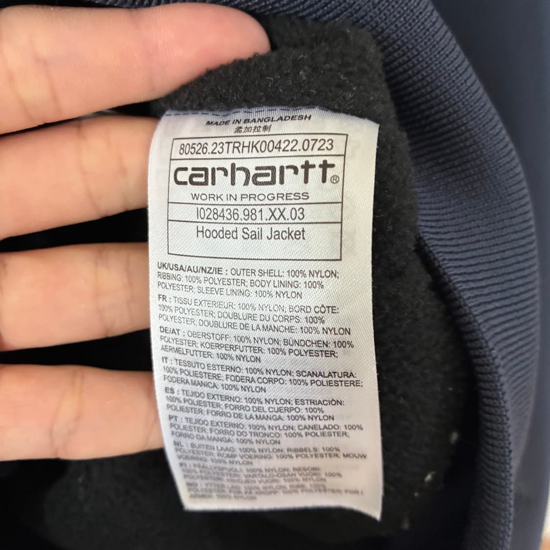 칼하트 wip 세일 점퍼 자켓 상품이미지5