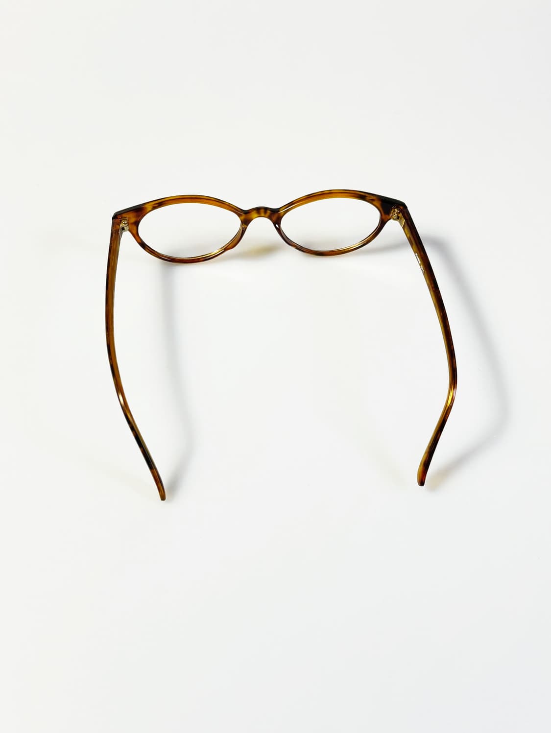 90s JOANNA 토터스쉘 뿔테 오벌 프레임 빈티지 안경 상품이미지5