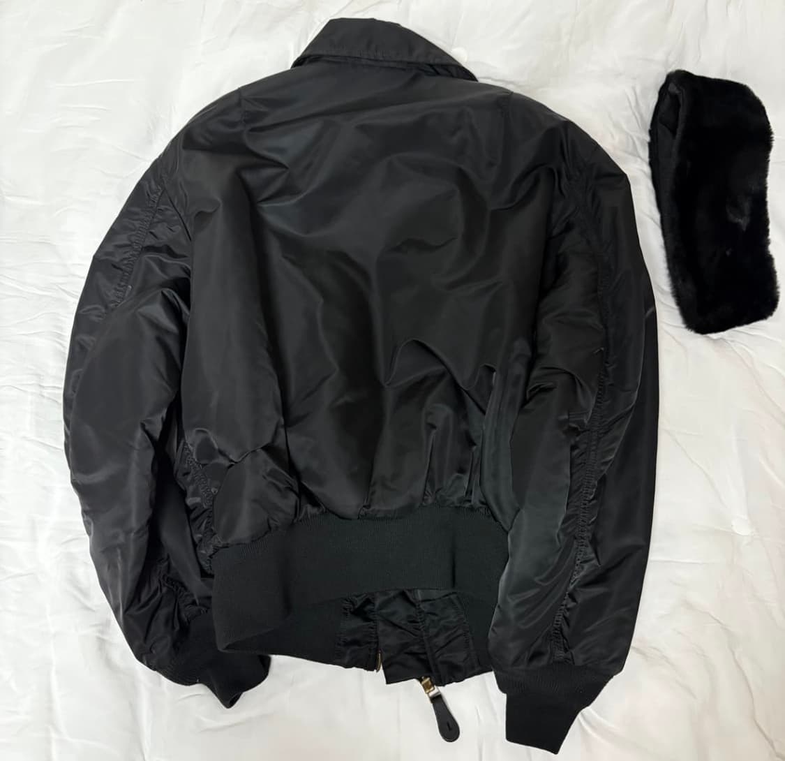 알파인더스트리 b-15 플라이트 재킷 블랙 L 상품이미지2