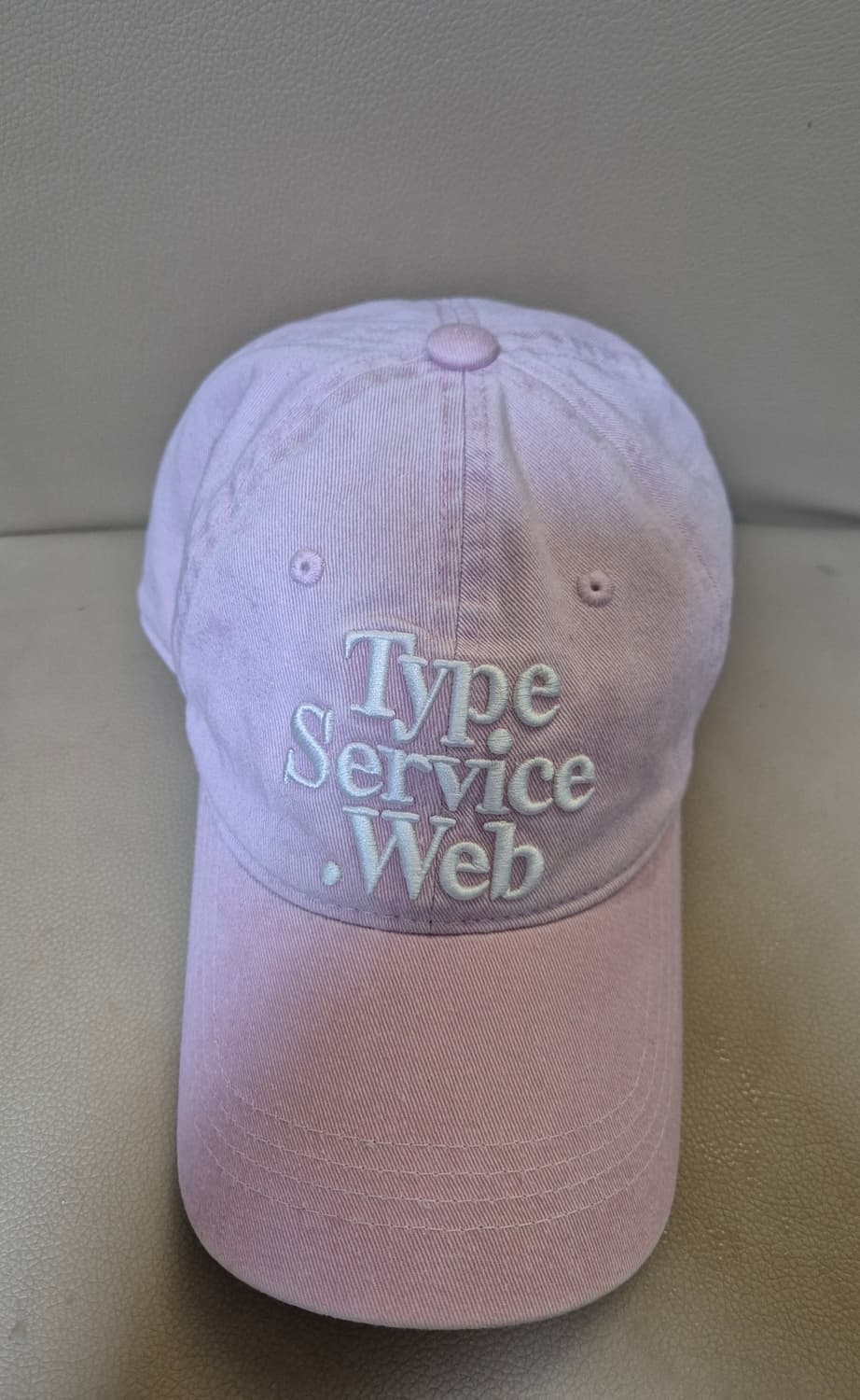 Type Service 타입서비스 핑크색 볼캡 상품이미지5