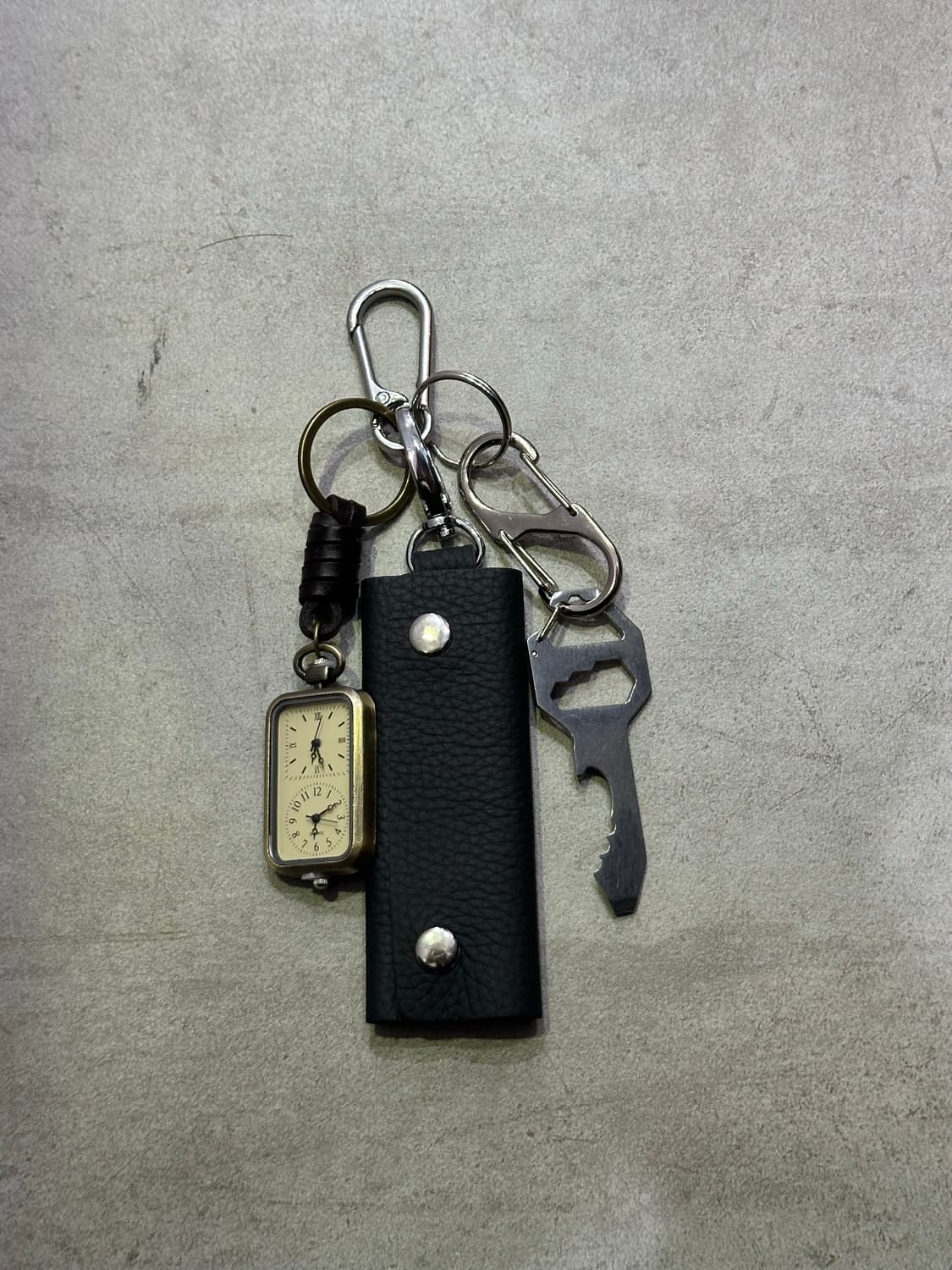 Leather key case - 레더 키케이스 키링 상품이미지1