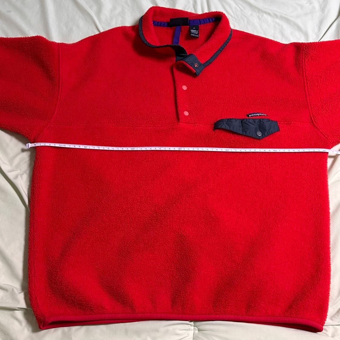 90s 파타고니아 신칠라 눈 없는 산 오렌지 블랙 XL 상품이미지3