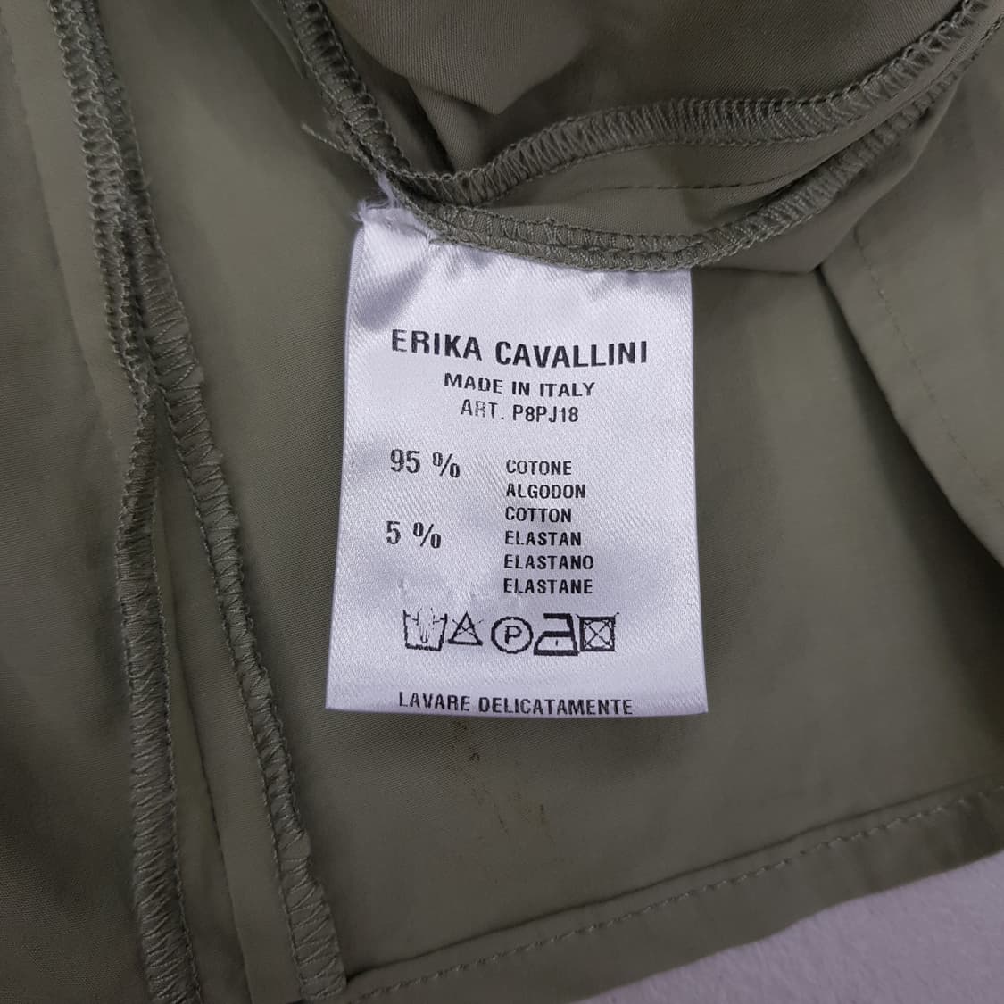 에리카 카발리니 이태리 코튼 플레어 롱 원피스 38사이즈 상품이미지7