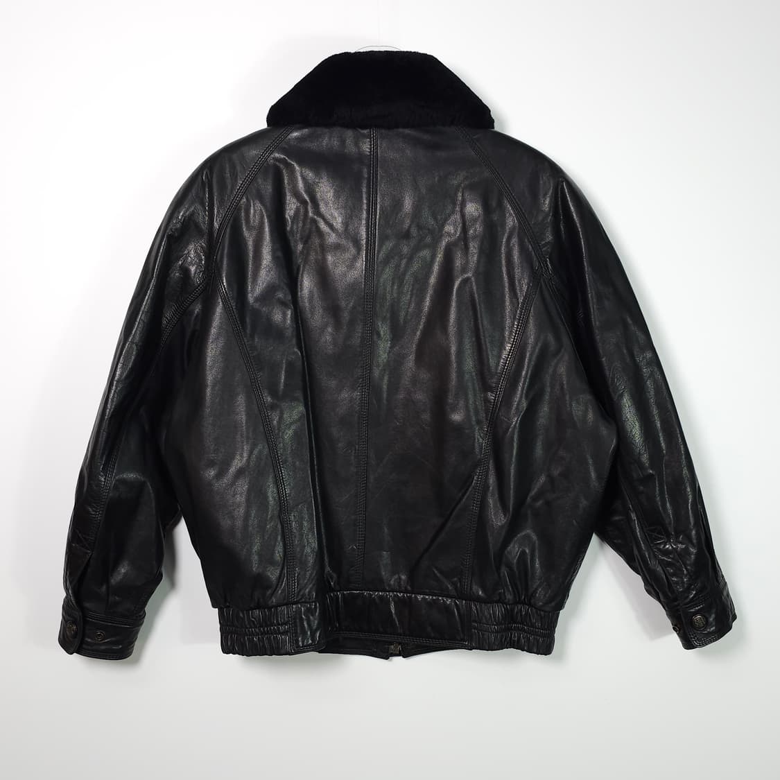 런던포그 소가죽 봄버 자켓 M 상품이미지4