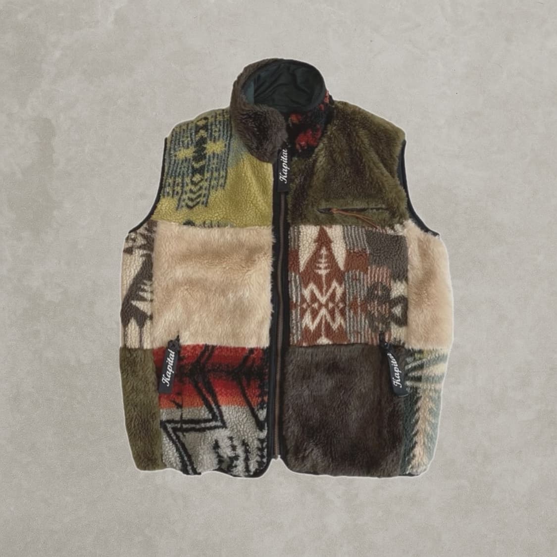 KAPITAL BOA X NYLON 리버서블 베스트 상품이미지1