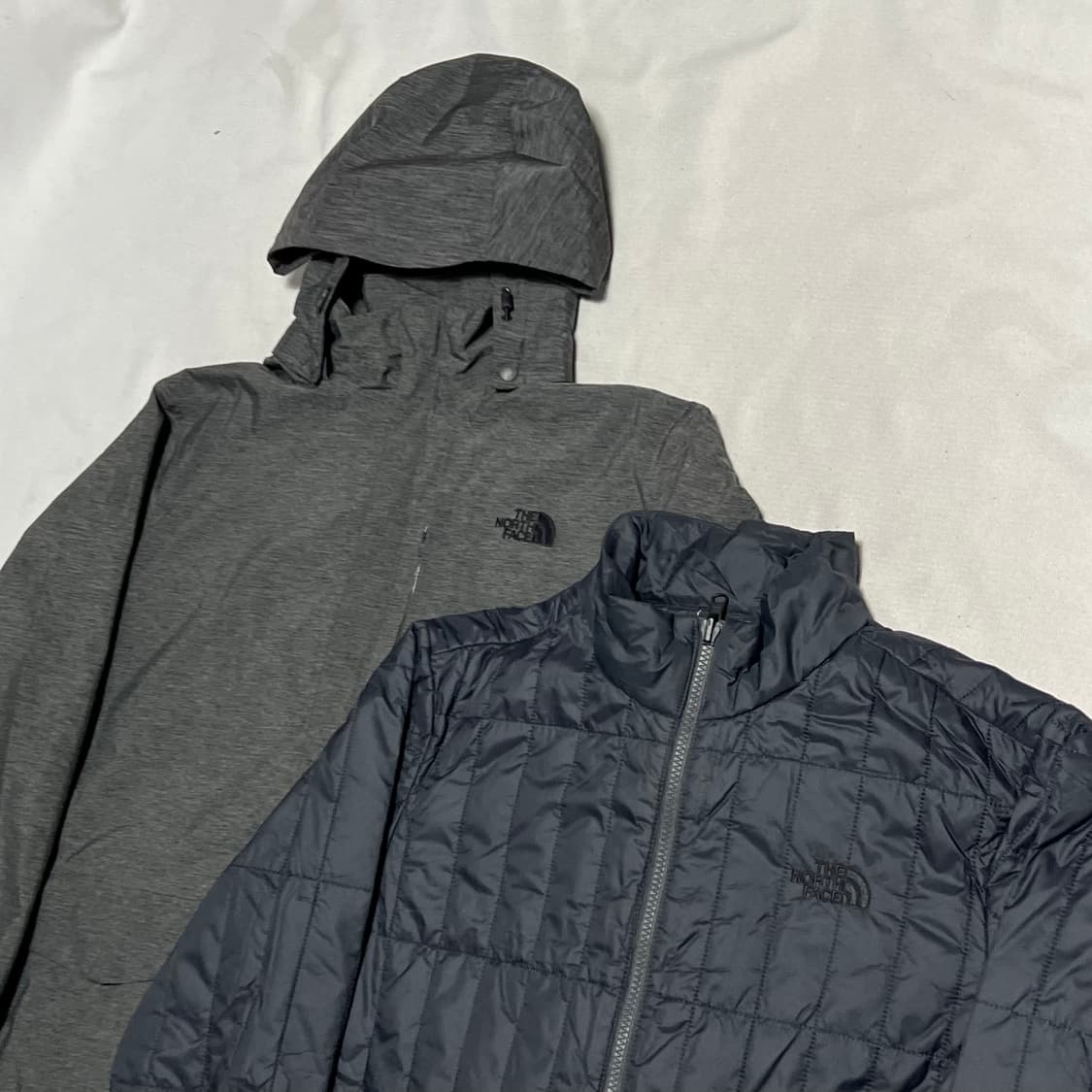 L 노스페이스 드라이벤트 그레이 후드 바람막이 상품이미지1