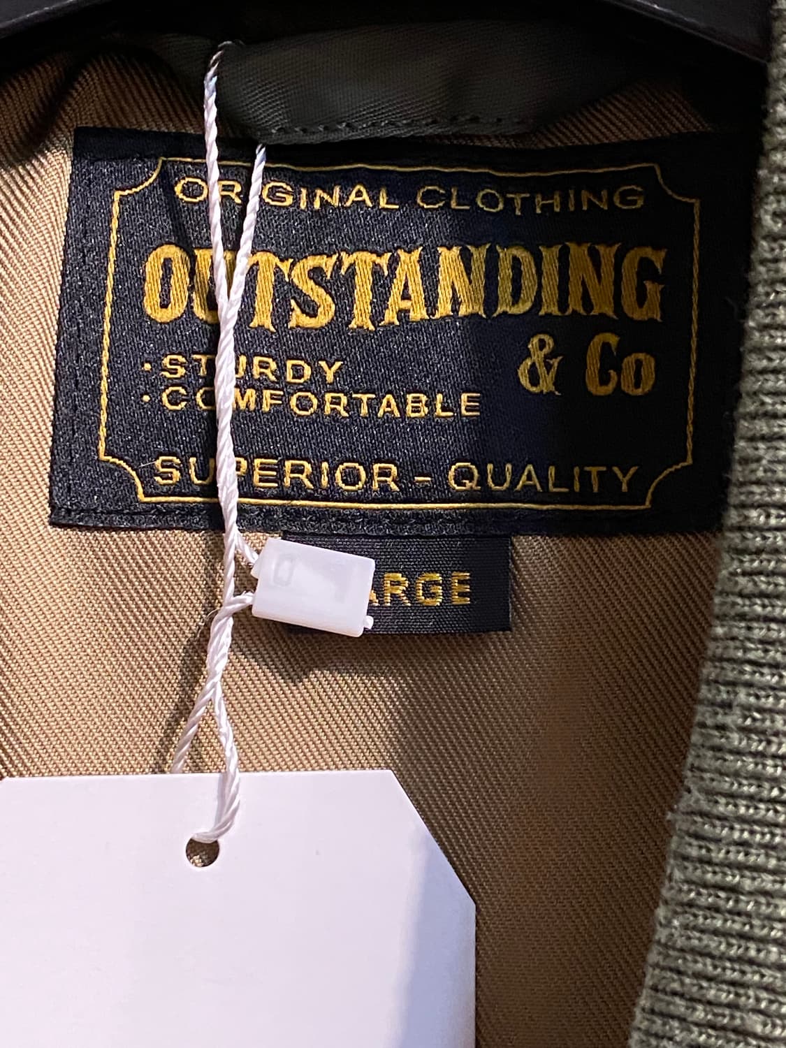 아웃스탠딩 앤 코 그린 MA-1 써마라이트 패딩 자켓 상품이미지4