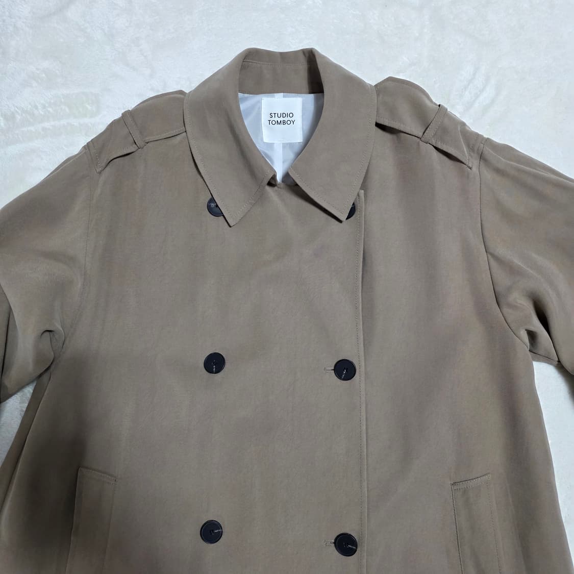 (44)여성 스튜디오톰보이 오버핏 트렌치 코트  상품이미지2