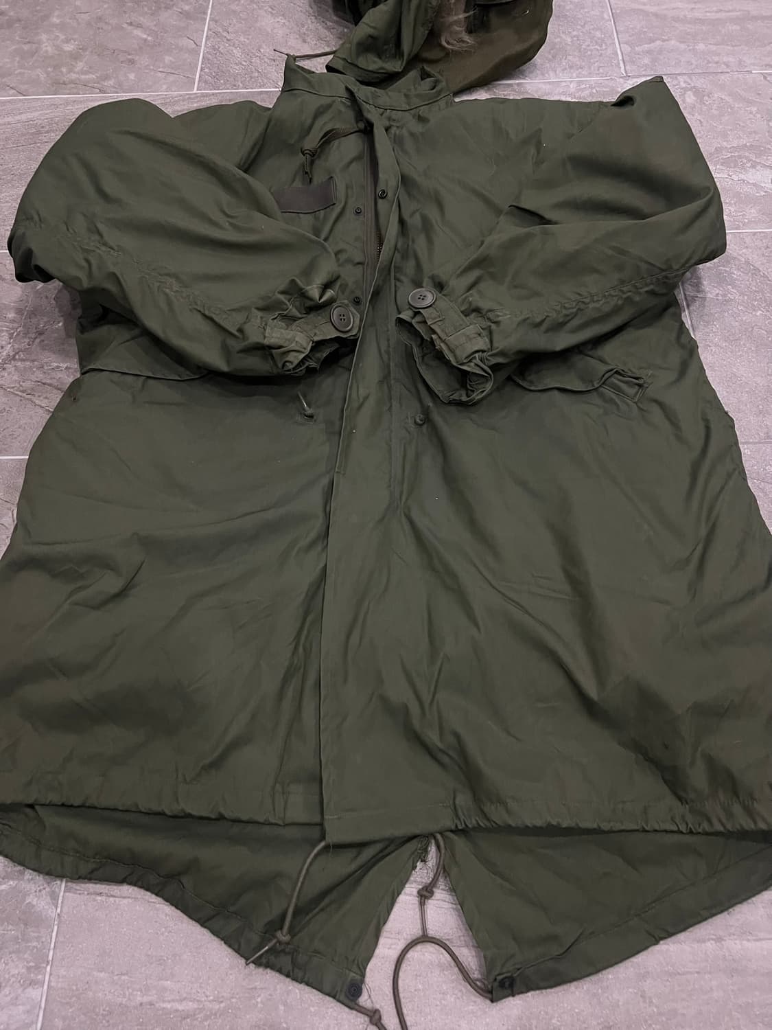 (M) M65 피쉬테일 오리지널 개파카 풀셋 상품이미지7