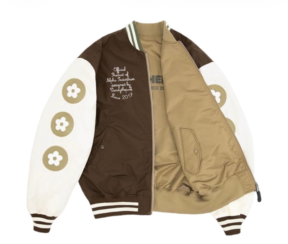 반디더핑크X알파 봄버 자켓 리버시블 상품이미지3
