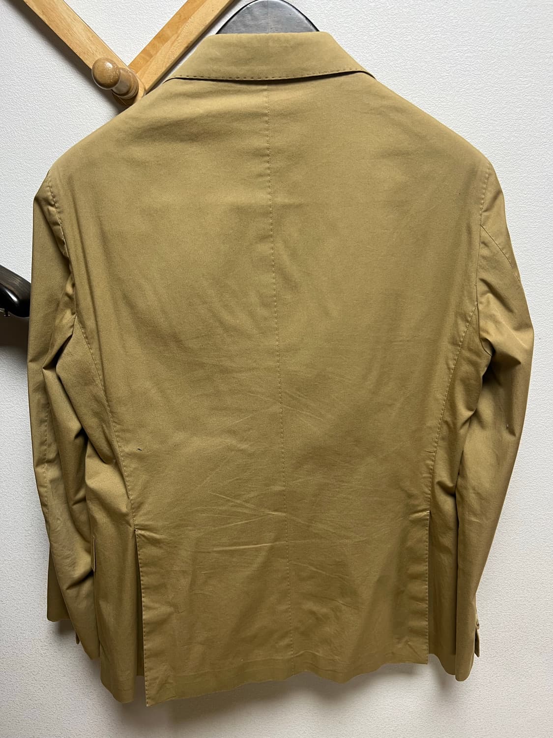 카루소 코튼 다크베이지 수트 셋업 정장 48사이즈 상품이미지2