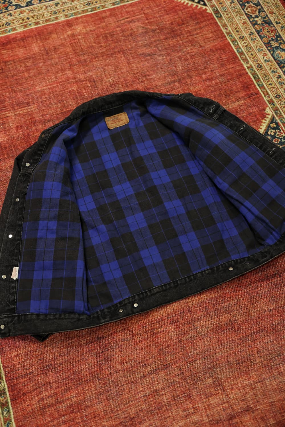 80s 빈티지 리바이스 흑청 트러커자켓 판매 상품이미지7