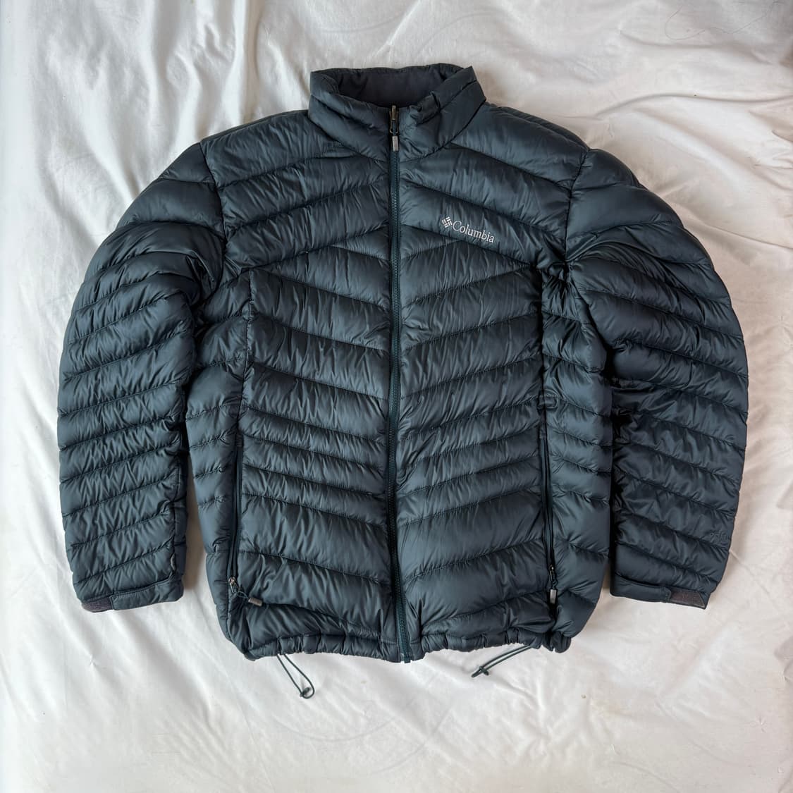컬럼비아 고프코어 센터로고 경량패딩 XXL 구스다운 상품이미지2