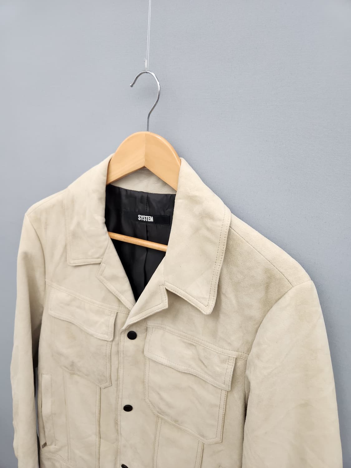 시스템옴므 (남주혁) 스웨이드 자켓 초판 양가죽 100 상품이미지4