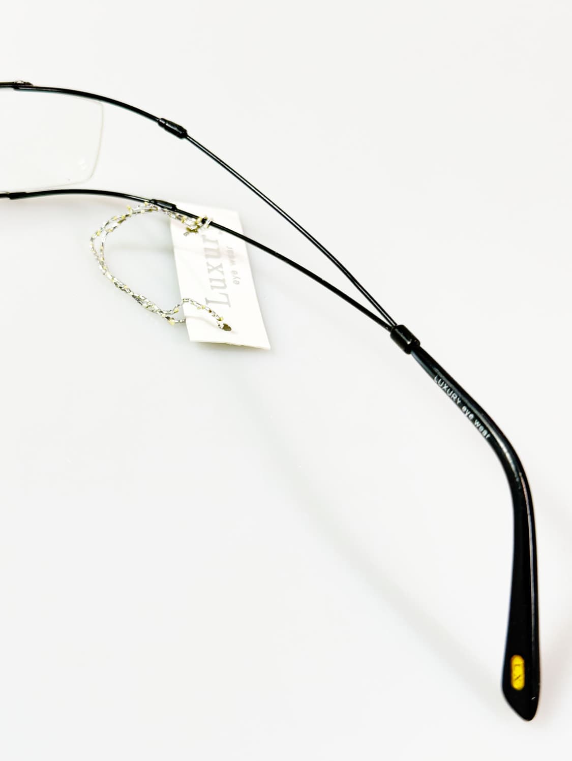 LUXURY OCCHIALI 블랙 슬림 스퀘어 메탈 빈티지 안경 상품이미지6