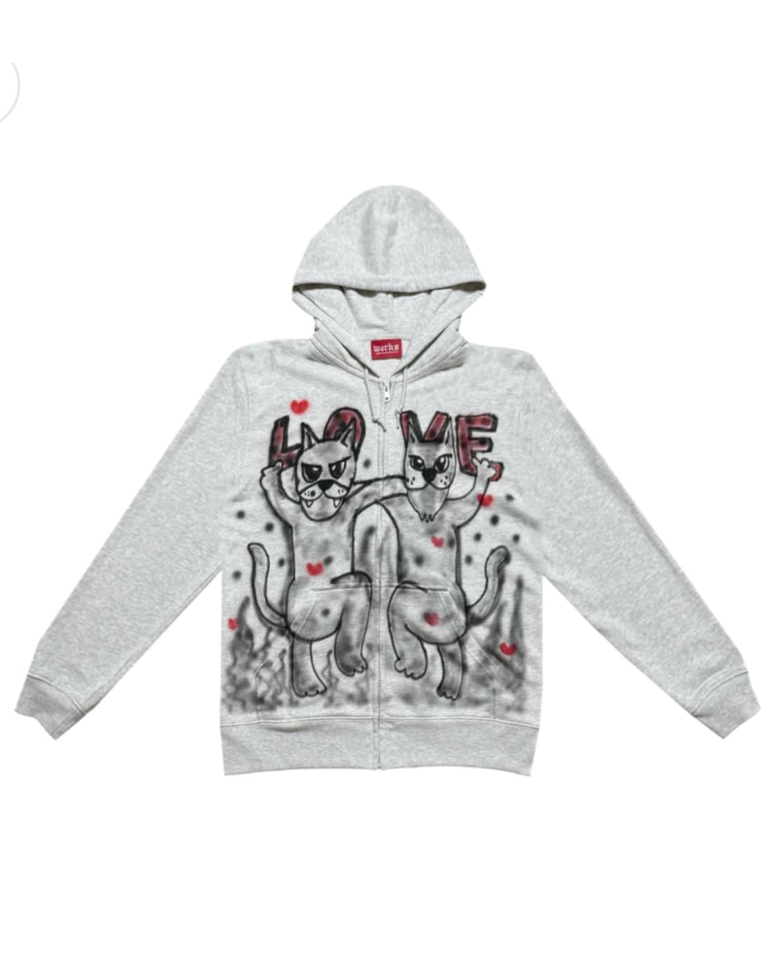 ceemworks cat dance zip-up hoodie 상품이미지1