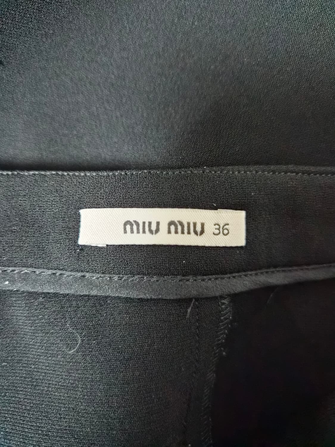 미우미우miumiu 리본디테일 스커트 36사이즈 P-133 상품이미지4