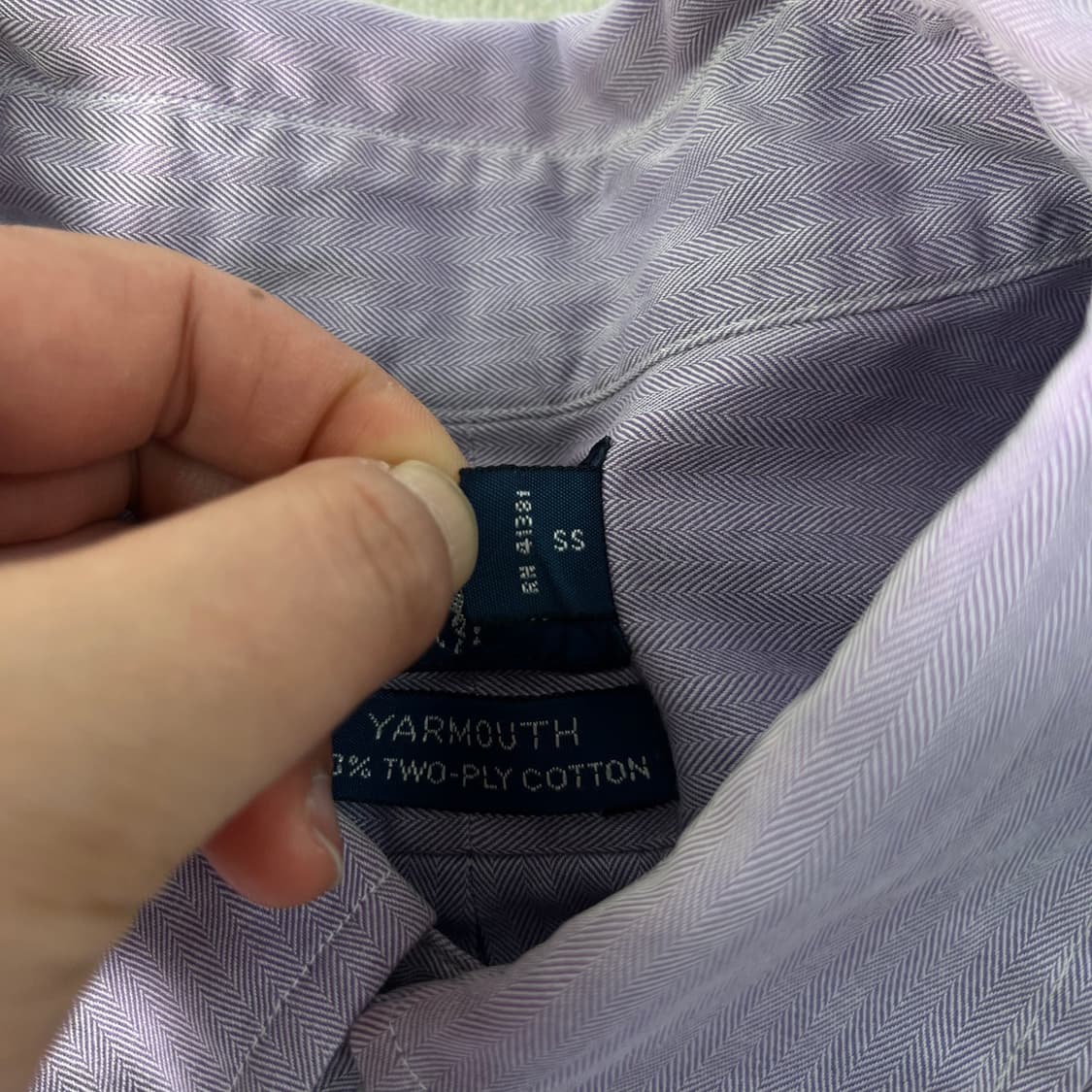 110 폴로랄프로렌 퍼플 코튼 셔츠 상품이미지5