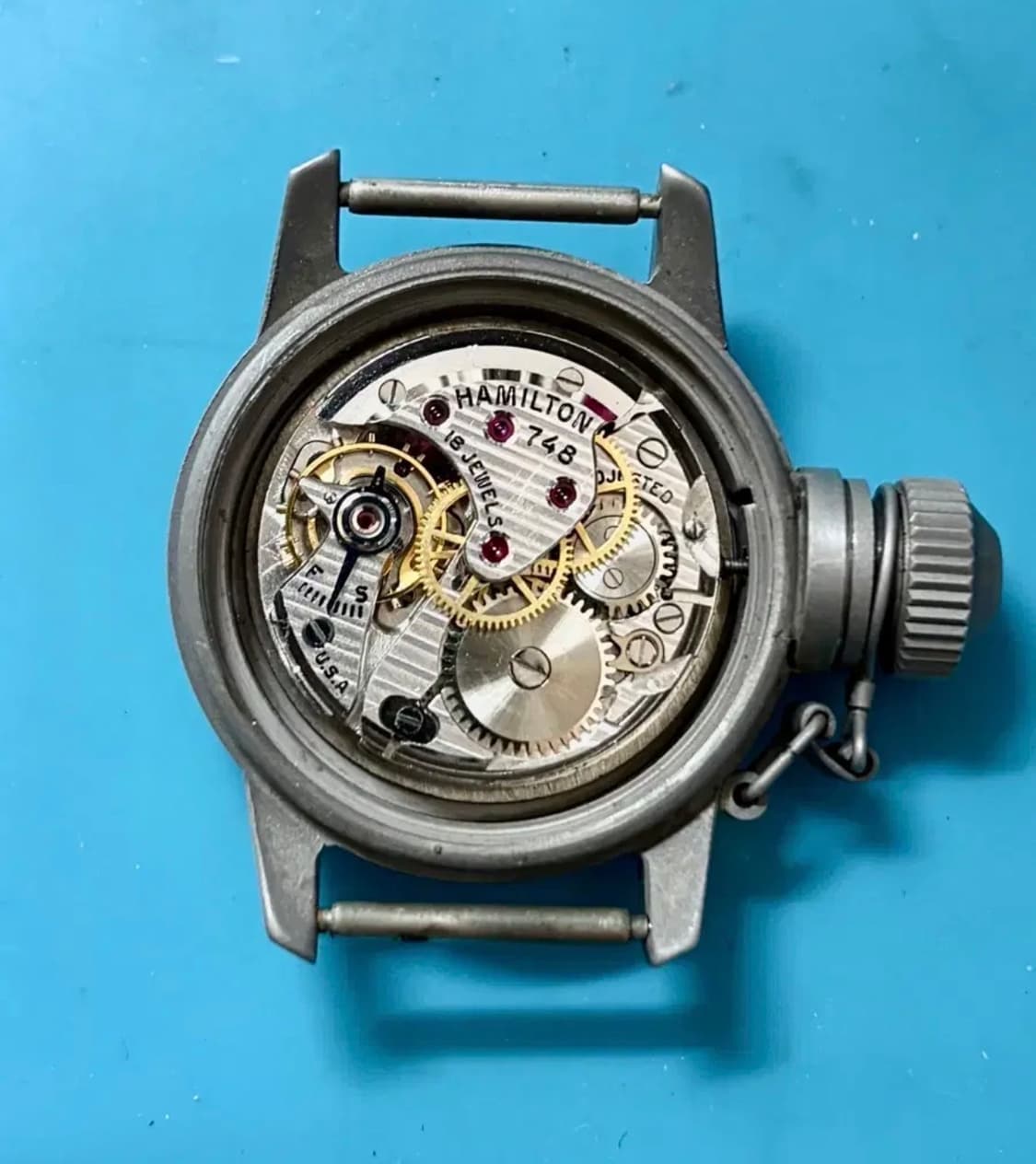 WW2 해밀턴 부쉽 캔틴워치 상품이미지5