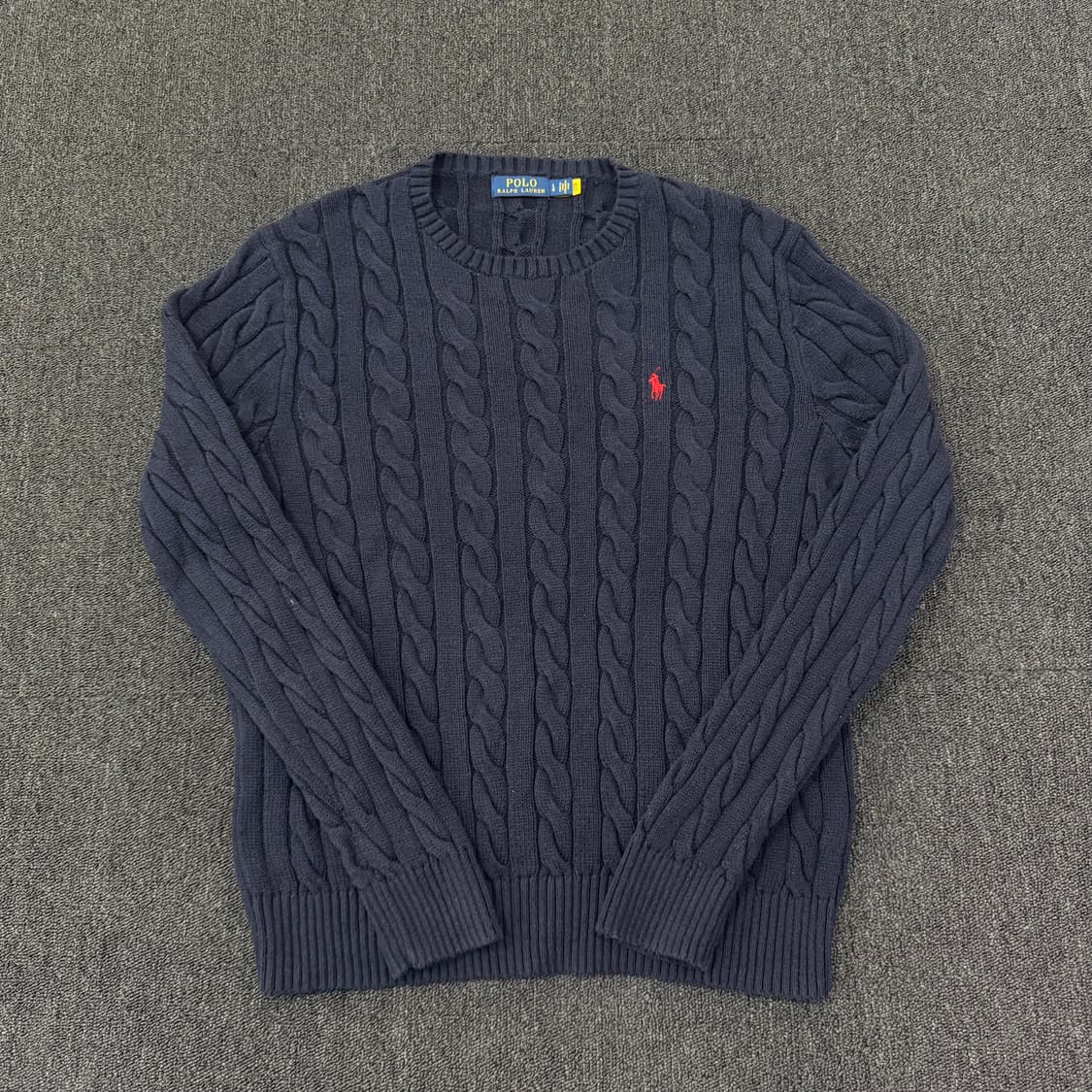 폴로랄프로렌 네이비 케이블 니트  상품이미지1
