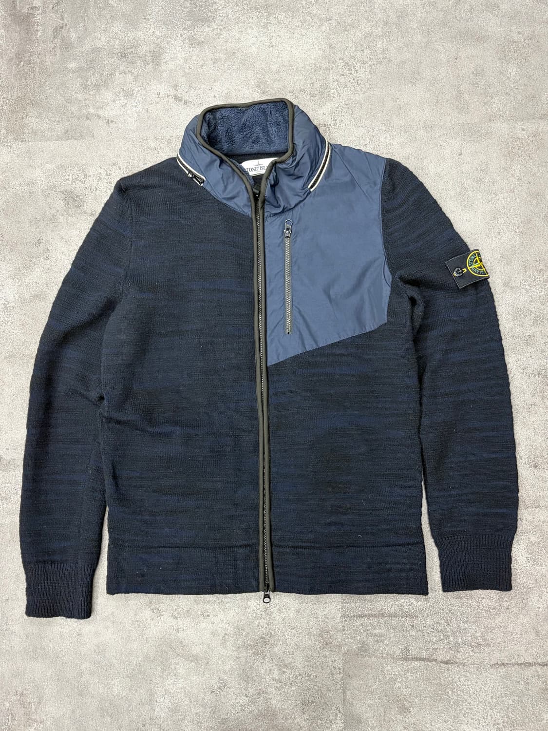 스톤아일랜드 니트 블루종 점퍼 상품이미지1