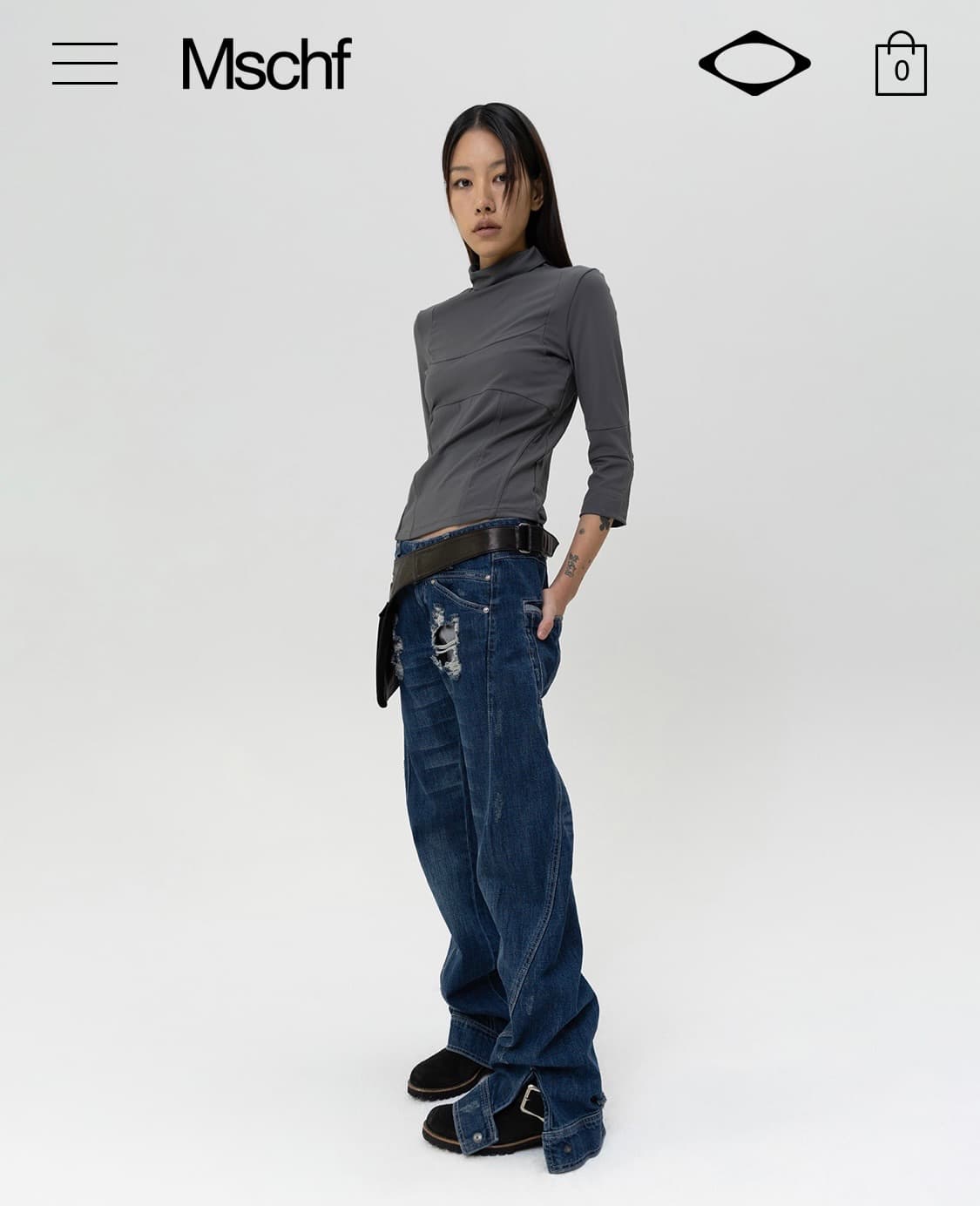 미스치프 ANATOMIE JEAN DARK BLUE 상품이미지2